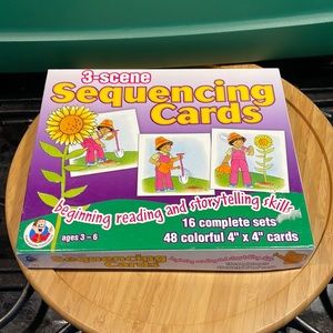 3 Scene Sequencing Cards  Complete in Box 1997 Frank Schaffer Ages 3-6